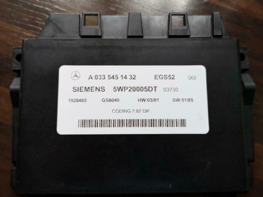 Mercedes 722.6  EGS52 EGS53 differentieel codering aanpassen, Ophalen, Gebruikt, Mercedes-Benz