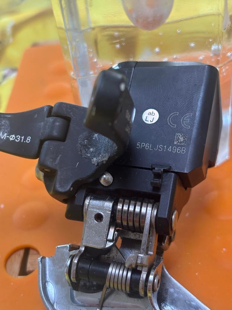 Shimano Ultegra Di2 Voorderailleur opbouw, Fietsen en Brommers, Ophalen of Verzenden, Gebruikt, Derailleur of Ketting