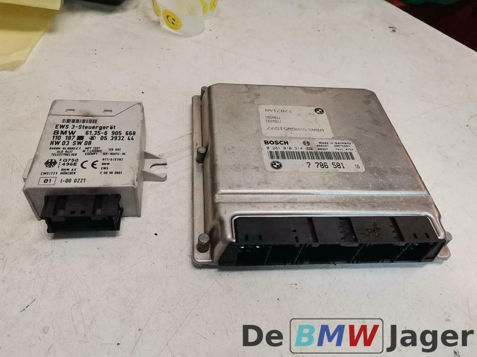 DDE met EWS zonder sleutel BMW 5-serie E39 525D M57 7787148, Gebruikt, Ophalen of Verzenden, BMW, BMW