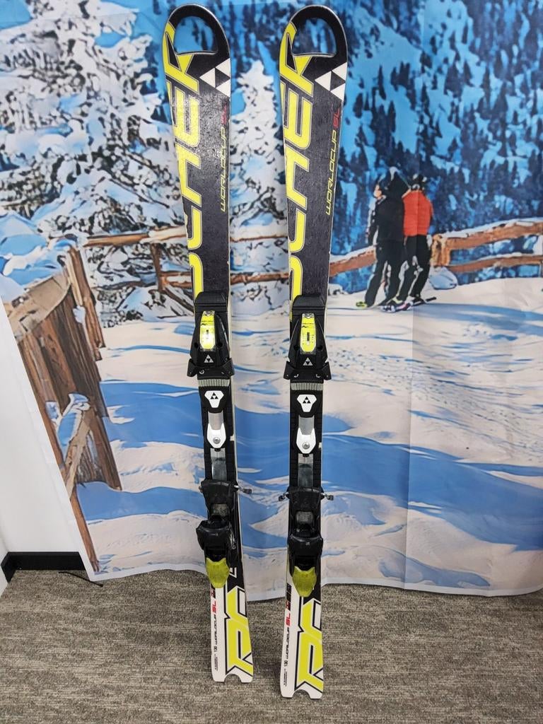 Fischer Worldcup SL Ski's - Gebruikt - 130cm, 100 tot 140 cm, Ophalen of Verzenden, Carve, Skiën