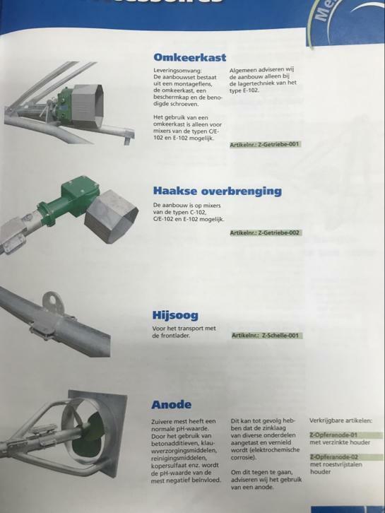 Mestmixer buschmann, Zakelijke goederen, Ophalen of Verzenden, Veehouderij, Stalinrichting