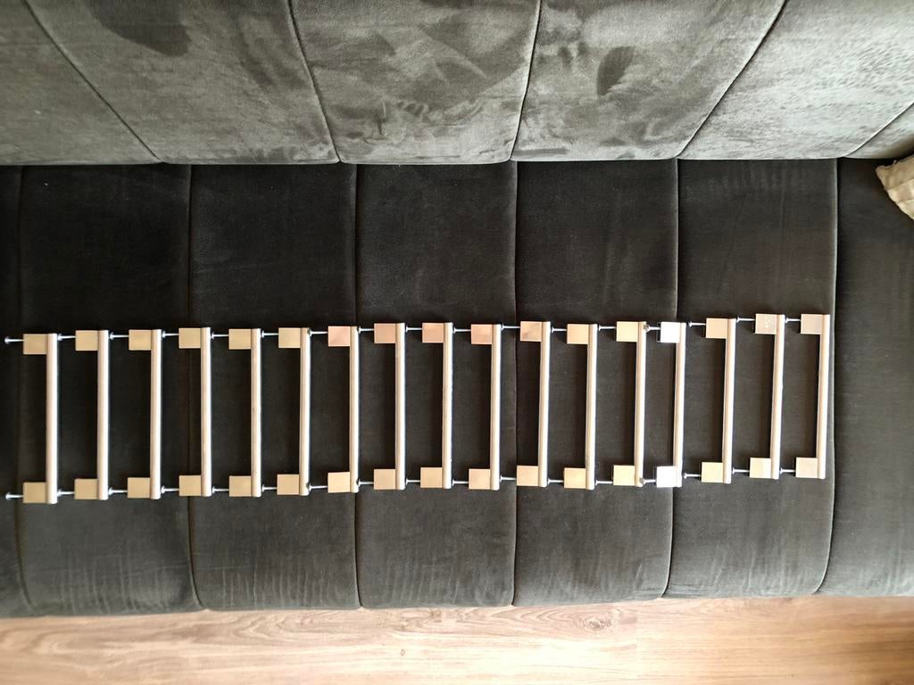 17 handgrepen, Ophalen of Verzenden, Gebruikt, Rvs, Klink of Kruk