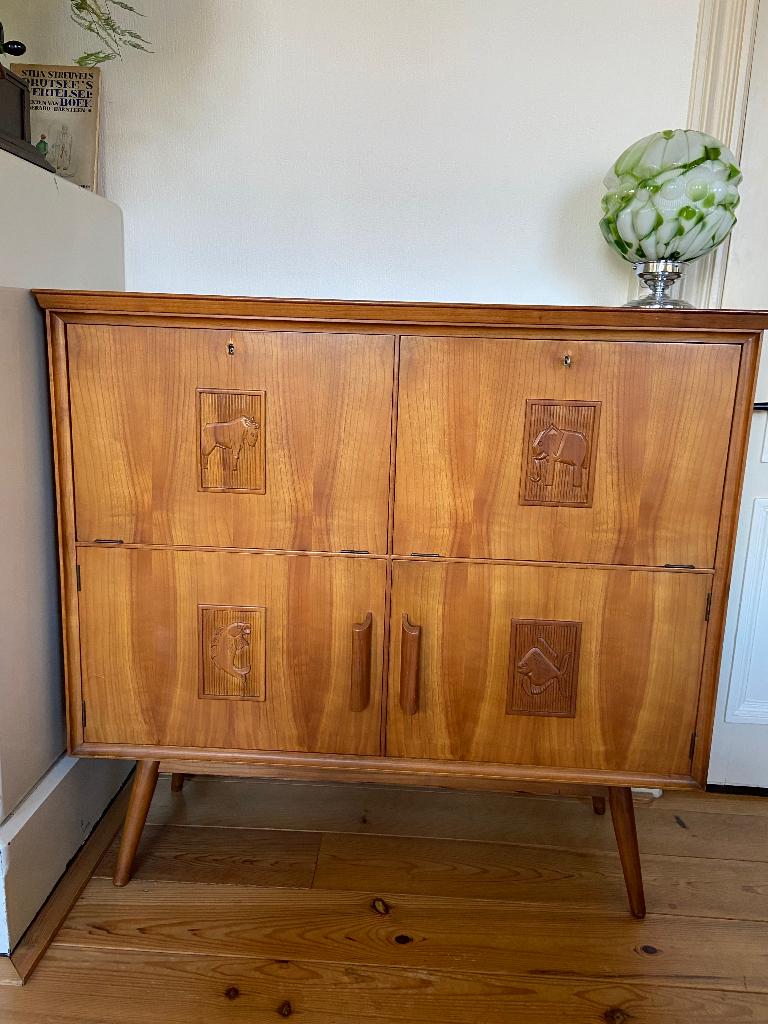 Vintage designkast Louis van Teeffelen, Ophalen, Huis en Inrichting