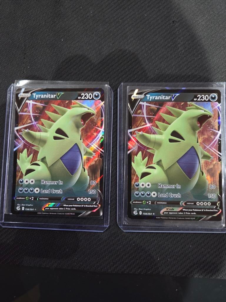 Fusion Strike , Tyranitar V, Hobby en Vrije tijd, Verzamelkaartspellen | Pokémon, Ophalen of Verzenden, Zo goed als nieuw