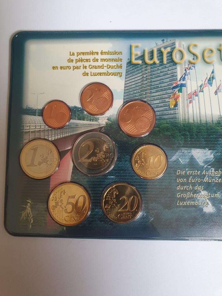1e Euromunten uit Luxemburg, Ophalen of Verzenden, Luxemburg, Overige waardes