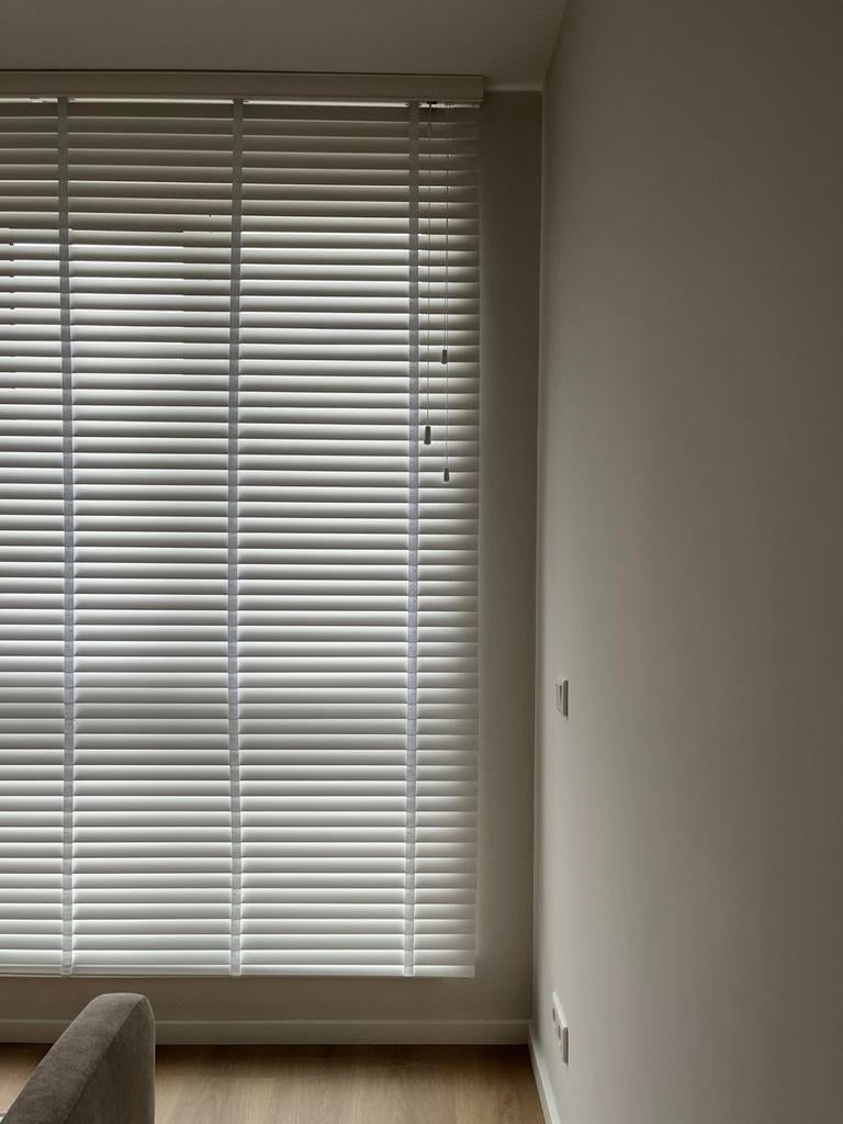 houten jaloezieën 80b x 260h nieuw in doos, Huis en Inrichting, Ophalen, Wit, Nieuw, 50 tot 100 cm