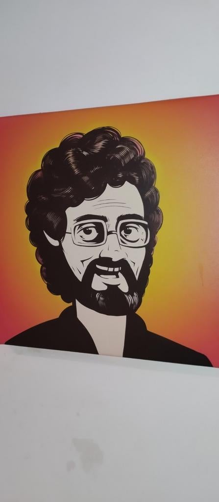 Terence McKenna portrait, portret, kunst, schilderij, Antiek en Kunst, Ophalen
