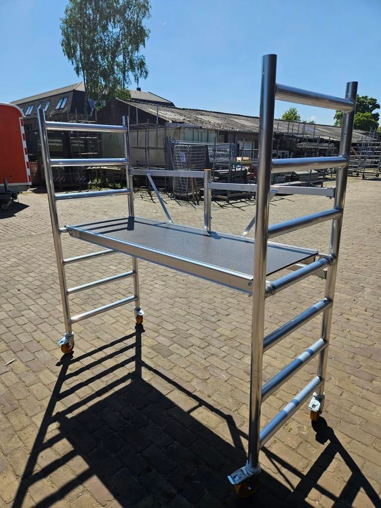 Custers kamersteiger nieuw werkhoogte 3 mtr, Doe-het-zelf en Verbouw, Steigers, Ophalen, 2 tot 5 meter, Custers, .