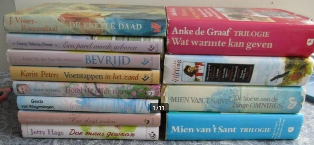 9 romans + 5 omnibus of trilogie - samen 7,50 euro, Ophalen of Verzenden, Gelezen