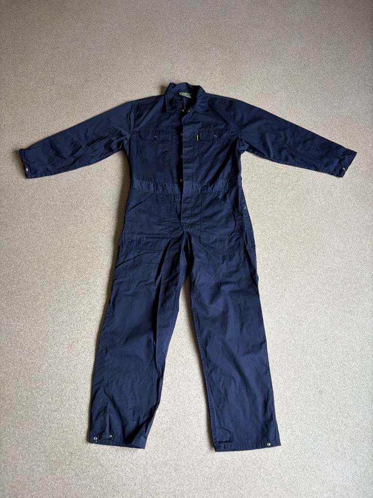 Cratex overall - maat 52 - marine blauw - met drukknoppen, Tuin en Terras, Ophalen of Verzenden, Nieuw, Overall