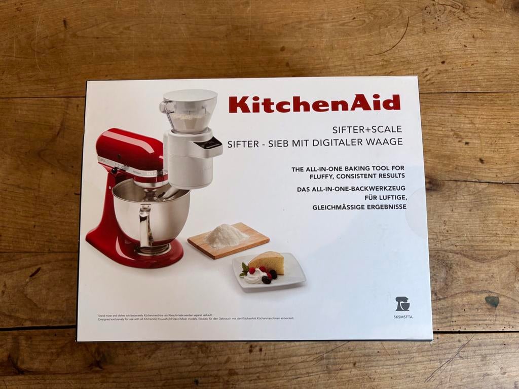 Kitchenaid mixer zeef met weegschaal utrecht centrum, Ophalen of Verzenden, Zo goed als nieuw