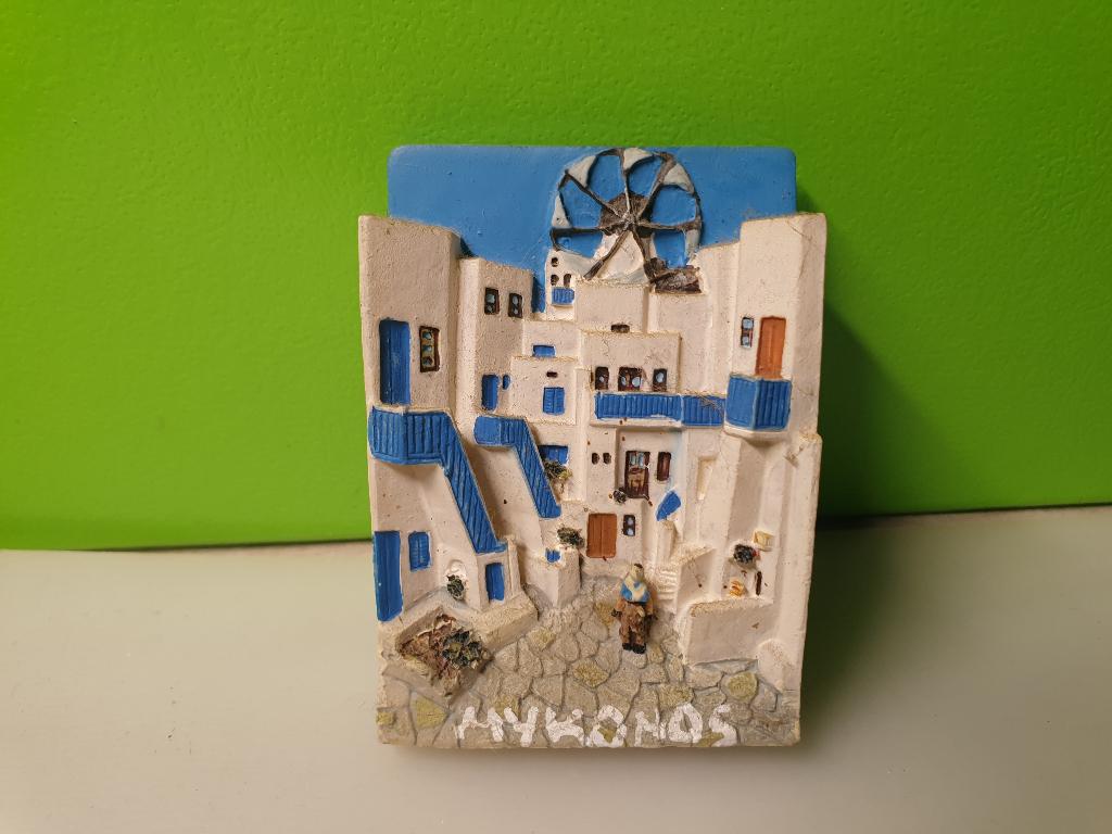 Magneet - Mykonos - Griekenland, Ophalen of Verzenden, Gebruikt