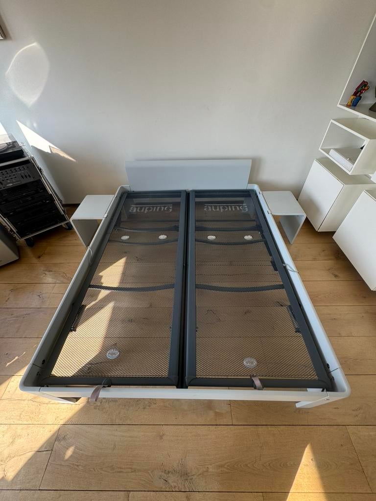 Refurbished Auping auronde 180 x 210, Huis en Inrichting, Slaapkamer | Bedden, Verstelbaar, Verzenden, Tweepersoons, Zo goed als nieuw