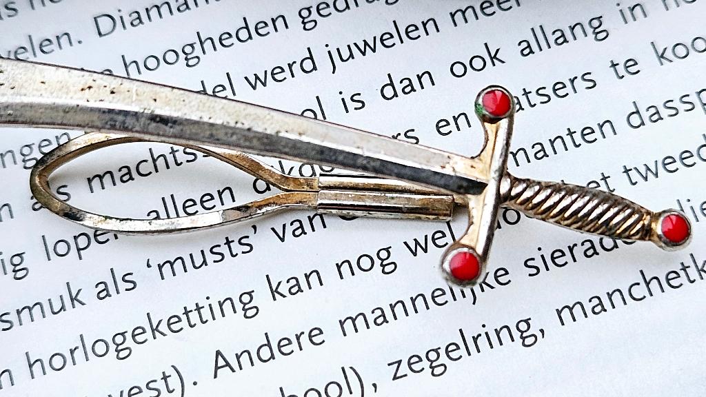 Vintage dasspeld Stratton Imitation - Made in England, Verzamelen, Ophalen of Verzenden, Gebruikt, Overige onderwerpen, Speldje of Pin