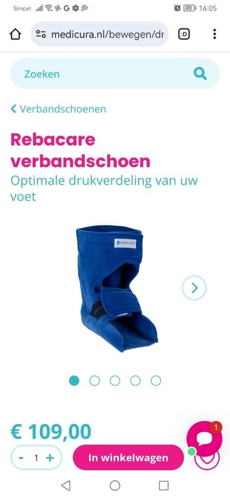 2x Rebacare verbandschoenen. Bijna nieuw., Ophalen, Zo goed als nieuw