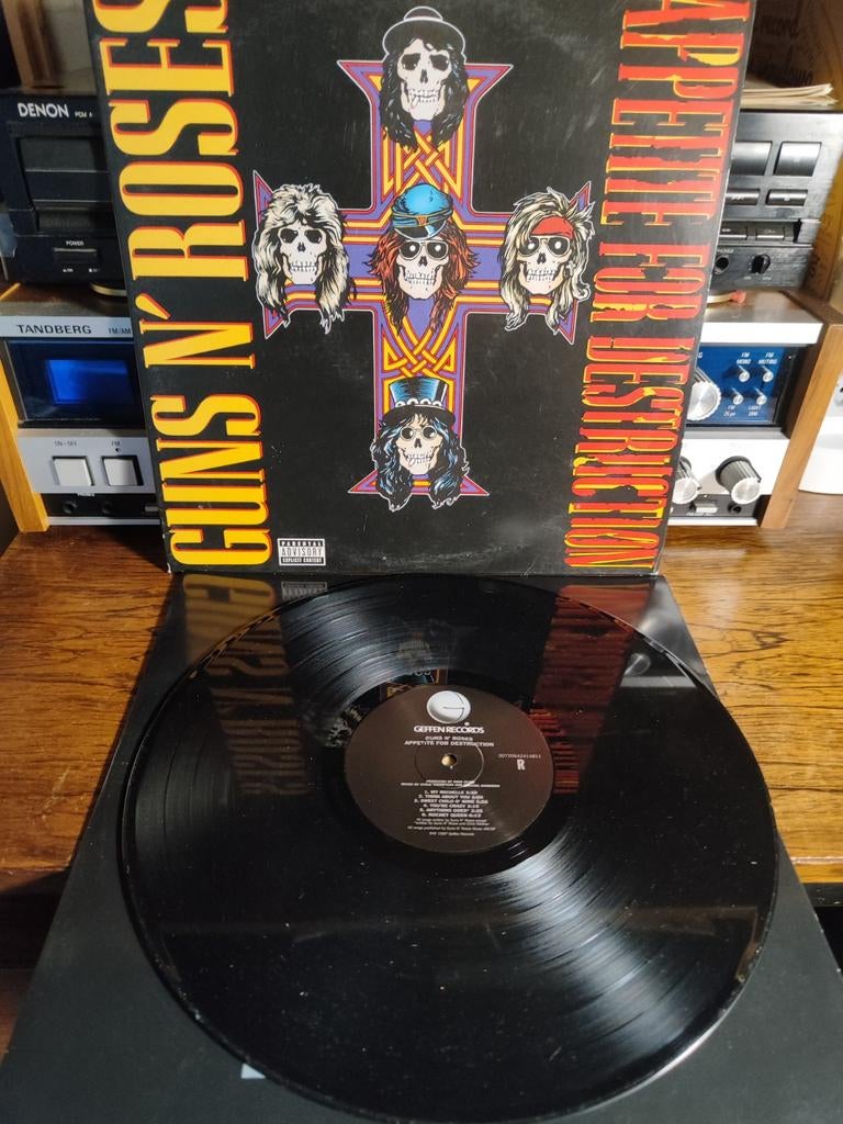 Guns N' Roses - Appetite For Destruction Vinyl, Cd's en Dvd's, Vinyl | Rock, Ophalen of Verzenden, Zo goed als nieuw, 12 inch