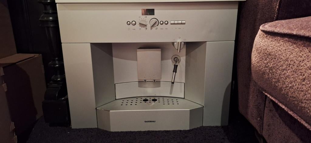 Gaggenau cm200 aluminium koffie apparaat, Ophalen, Zo goed als nieuw, Espresso apparaat