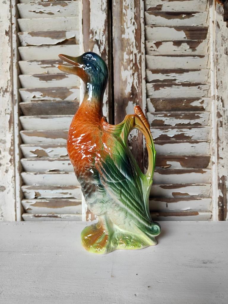 Vintage waterkan eend Saint Clement, Ophalen of Verzenden