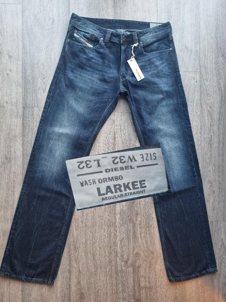 - NIEUWE - DIESEL LARKEE W32 L32 * 32x32 - straight - #D1092, DIESEL, Diesel, Blauw, Nieuw