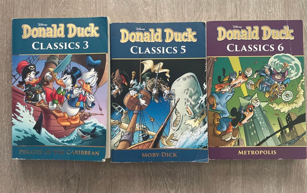 Donald Duck Classics - deel 3, 5 en 6, Boeken, Meerdere stripboeken, Ophalen of Verzenden, Zo goed als nieuw