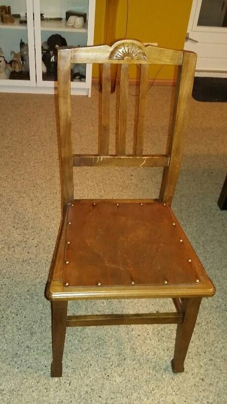 3 antieke stoelen BIEDEN, Huis en Inrichting, Gebruikt, Hout, Antiek, Ophalen