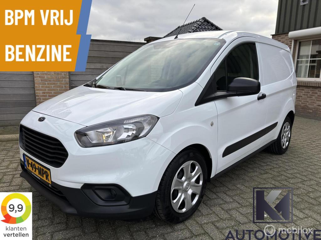 Ford Transit Courier 1.0 EcoBoost|Airco|Dealer ond|BPM Vrij, Stof, Bluetooth, Wit, Bedrijf