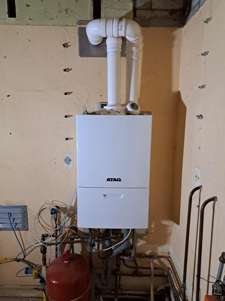Combiketel Atag 128C  - Warm water en verwarming, Ophalen, Gebruikt, Aardgas, 6 t/m 10 jaar oud