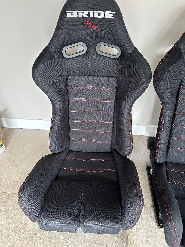 Bride Gias Low Max Black/Red sportstoel kuipstoel, Auto diversen, Ophalen of Verzenden