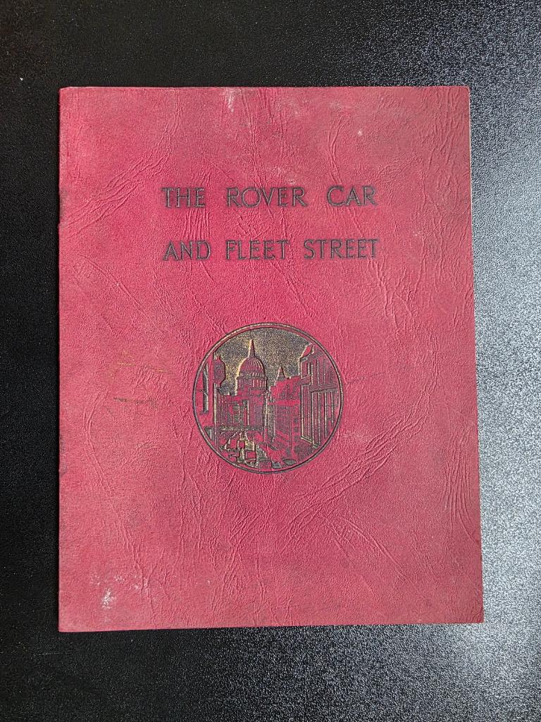 Rover cars folder 1935, Ophalen, Zo goed als nieuw, Overige merken