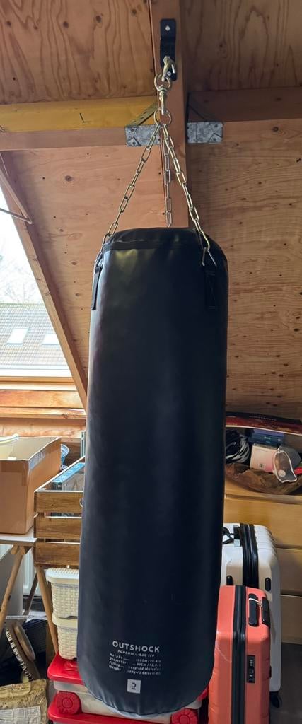 Outshock Punching Bag 120 | Inclusief handschoenen, Ophalen, Zo goed als nieuw, Bokszak