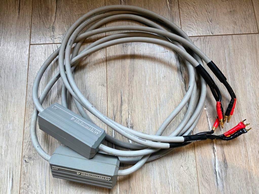 MIT Terminator 4 2x3m single wire, Ophalen, Gebruikt, 2 tot 5 meter, Luidsprekerkabel
