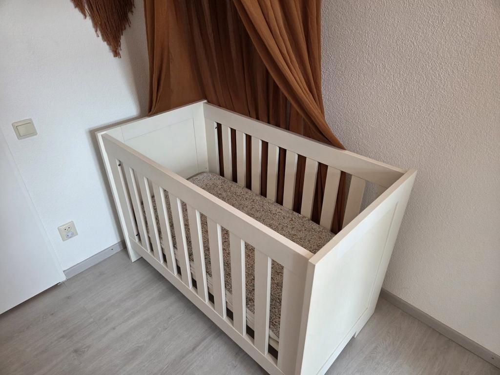 Ledikant wit Interbaby Bolonga, Ophalen, Gebruikt, Ledikant