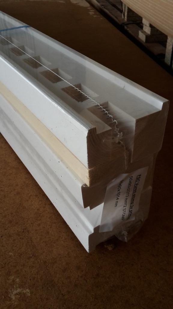 BINNENDEUR KOZIJN GRENEN GEGROND OPDEK 56x115mm, Deurkozijn, Nieuw, 225 cm of meer, Hout