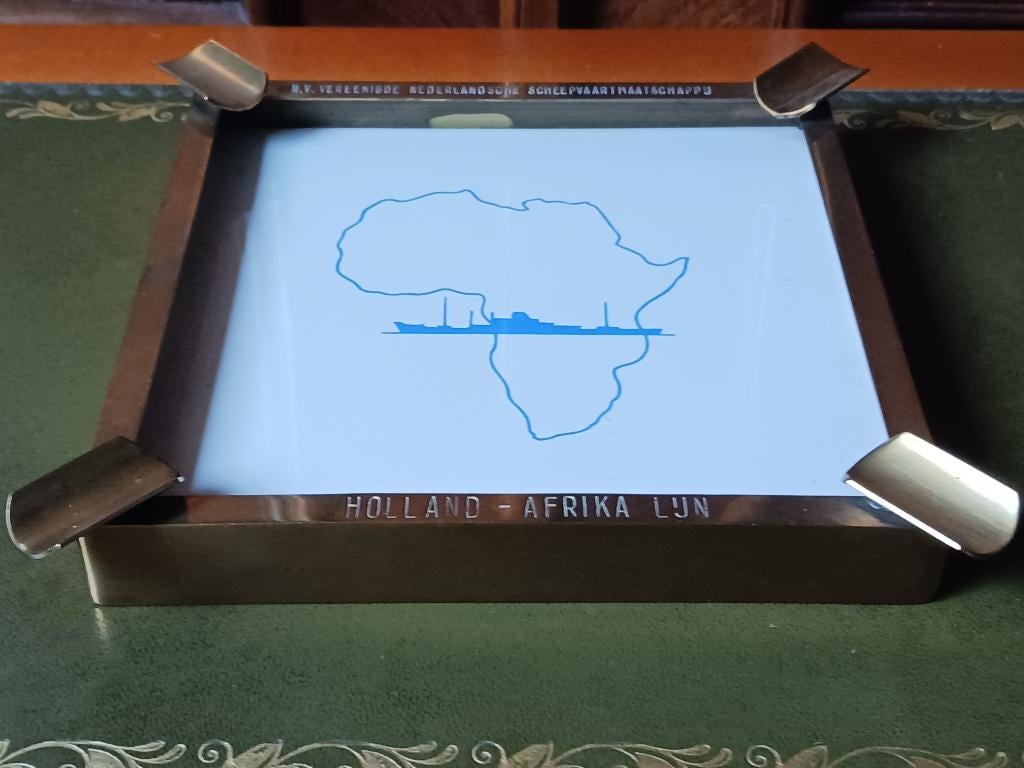 scheepvaart grote asbak VNS / Holland-Afrika Lijn, Verzenden, Gebruikt