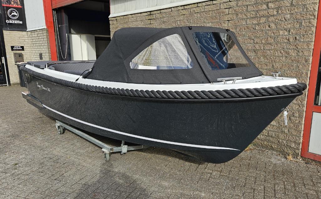Lago Amore 595 Tender met xxl bunkussen, Ophalen, Nieuw, Buitenboordmotor, Polyester