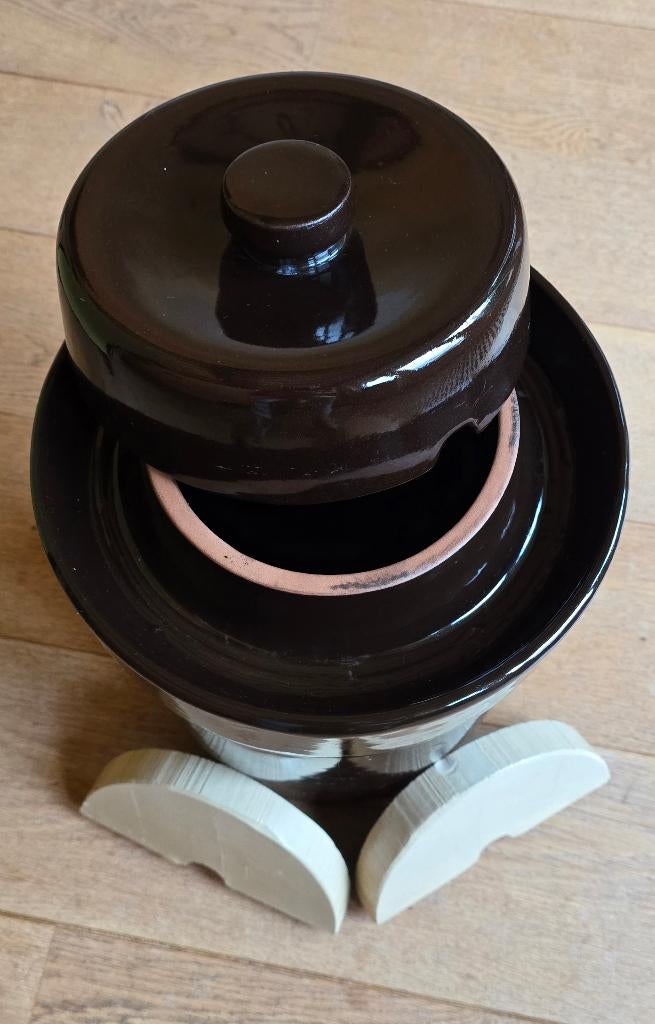 Zuurkool pot, Huis en Inrichting, Keuken | Potten en Pannen, Ophalen, Zo goed als nieuw, Overige materialen, Pot, Bus of Blik