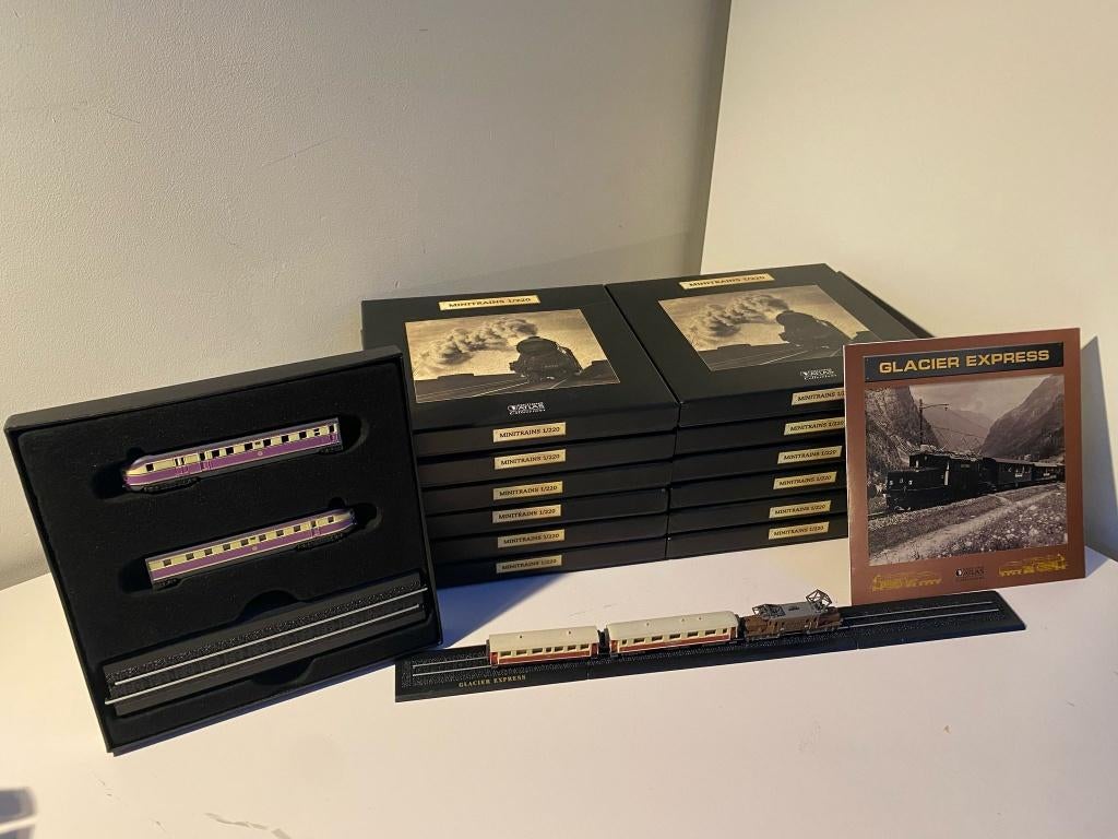 Atlas Editions - Mini Treinen 1/220, Ophalen of Verzenden, Zo goed als nieuw, Trein, Schaalmodel