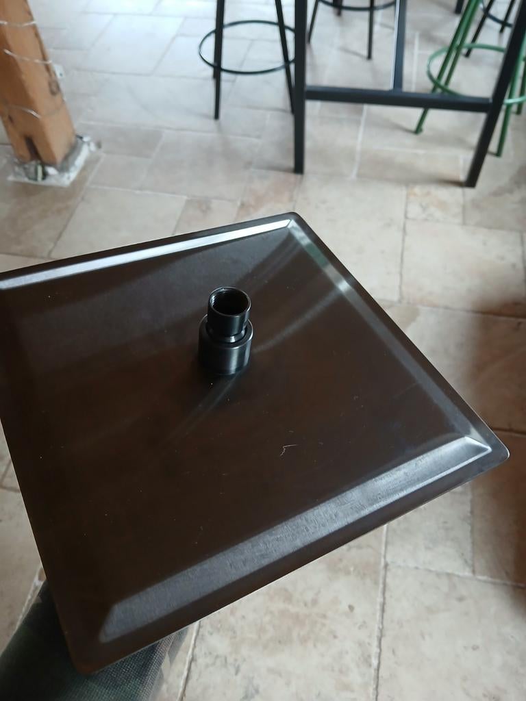 Nieuwe donker chroom douchekop, Huis en Inrichting, Ophalen of Verzenden, Nieuw, Overige kleuren, Overige typen
