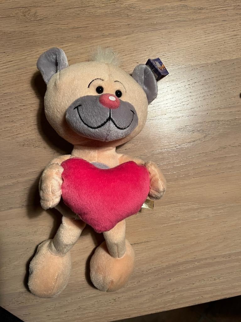 Diddl Pimboli met roze hartje NIEUW!!, Verzamelen, Ophalen of Verzenden, Diddl, Nieuw, Beeldje of Figuurtje