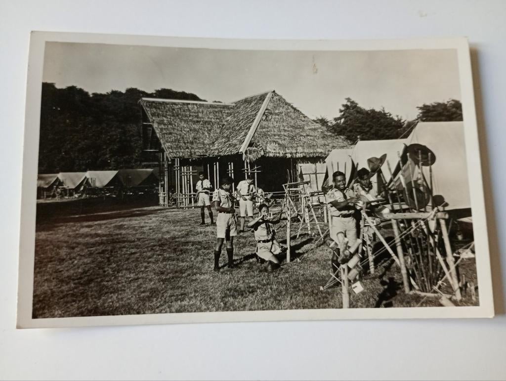 Nederlands Indië Scouting 1947, Ophalen of Verzenden, 1940 tot 1960, Gelopen, Buiten Europa