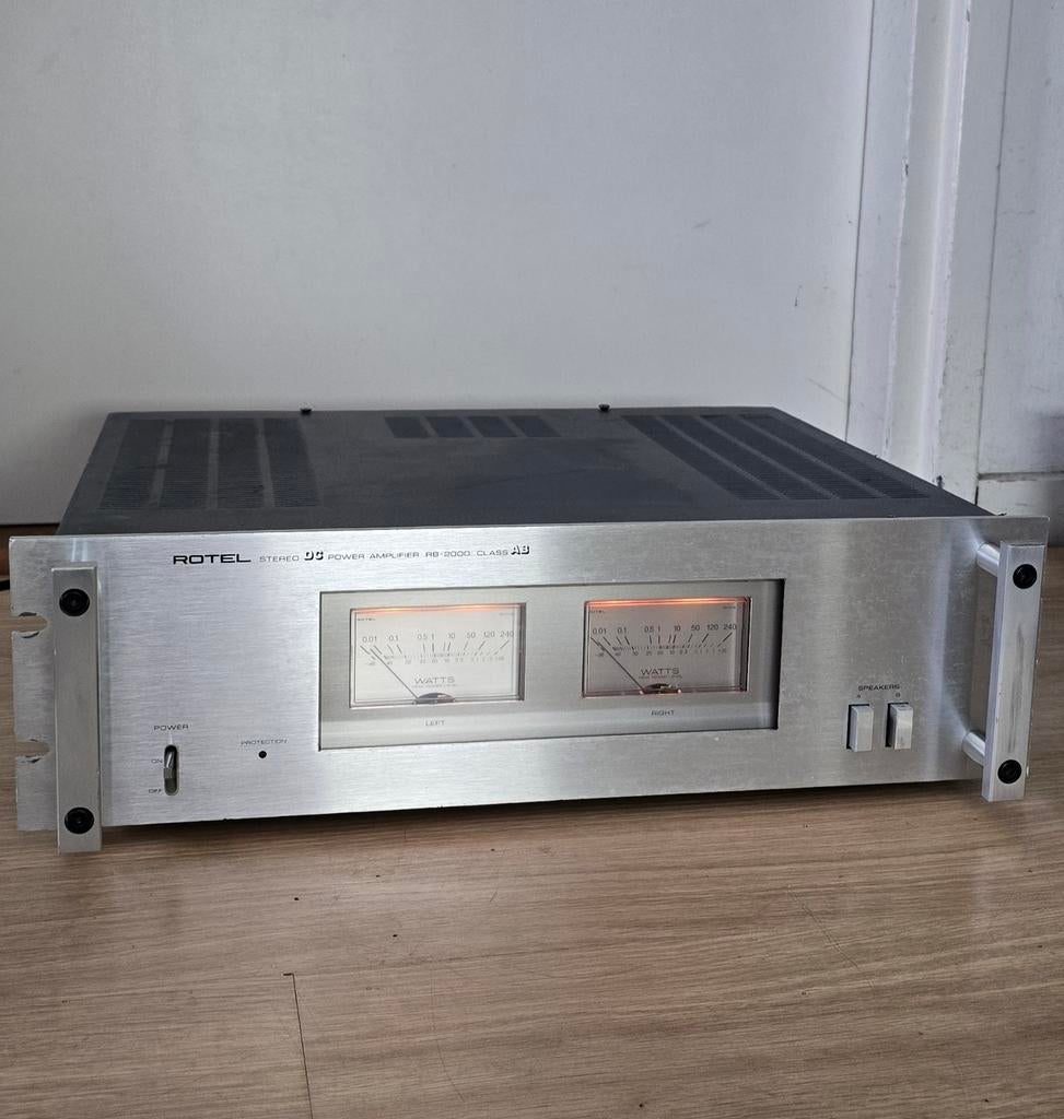 Rotel RB-2000 Klasse AB Stereo Eindversterker, Ophalen of Verzenden, Gebruikt, Stereo, 120 watt of meer