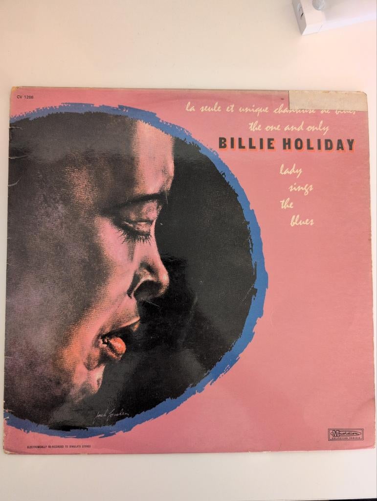LP - Billie Holiday - The One and Only Lady Sings the Blues, Cd's en Dvd's, 1960 tot 1980, Gebruikt, Ophalen of Verzenden, 12 inch