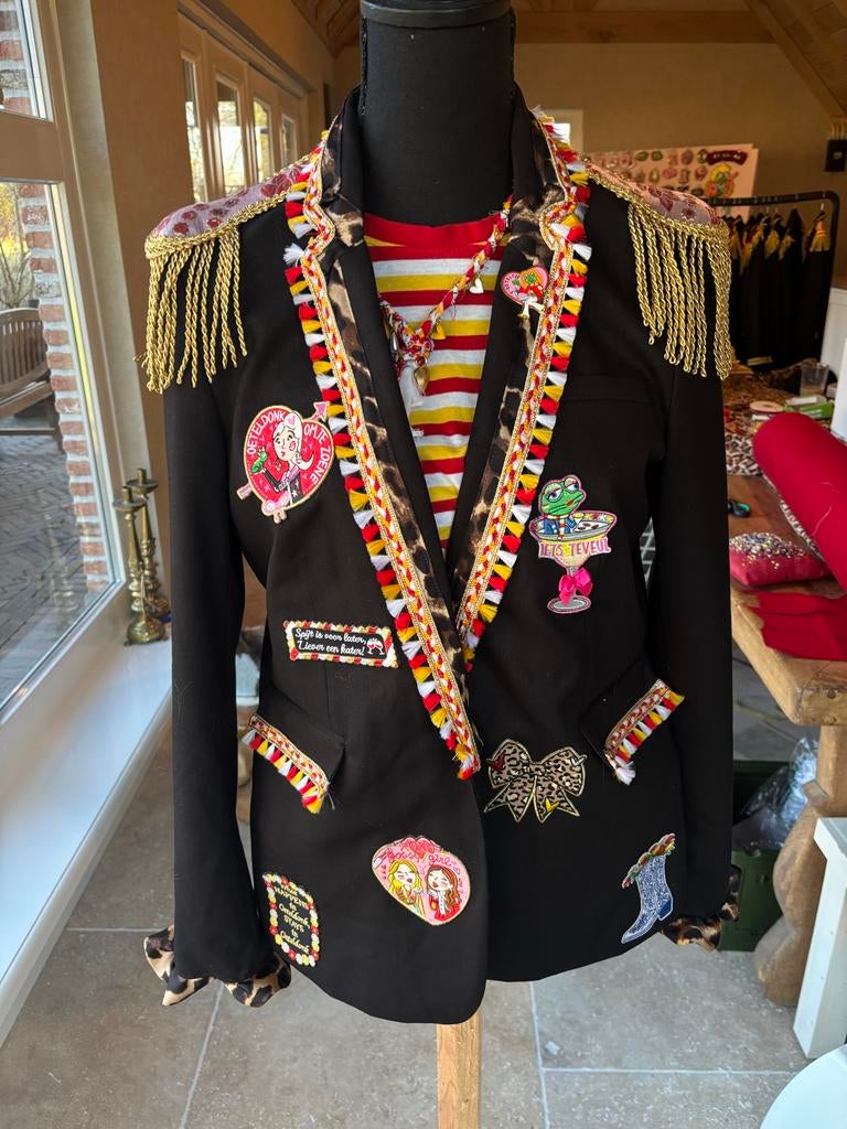 Nieuw Oeteldonk Jasje H&M - Maat L, Kleding | Dames, Carnaval, -, -, Maat 42/44 (L)