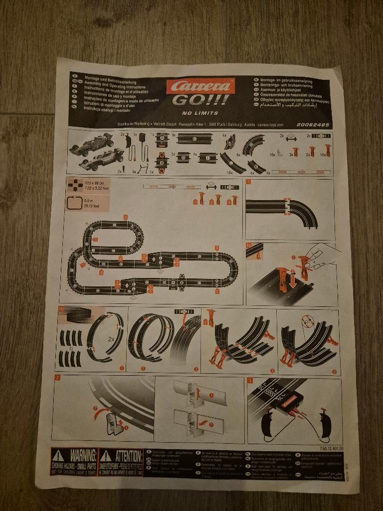 Carrera GO racebaan, Racebaan, Carrera, Ophalen of Verzenden, Zo goed als nieuw