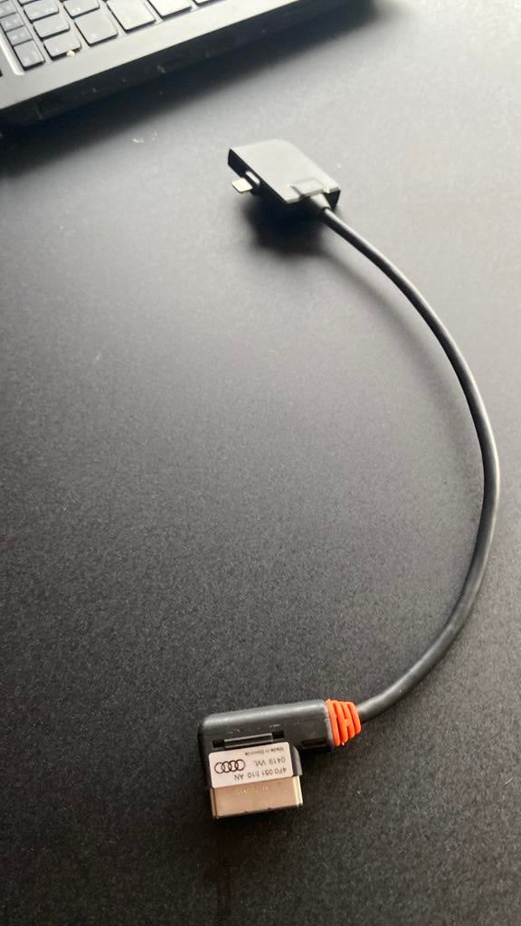 Originele audi interface kabel iphone, Ophalen, Zo goed als nieuw