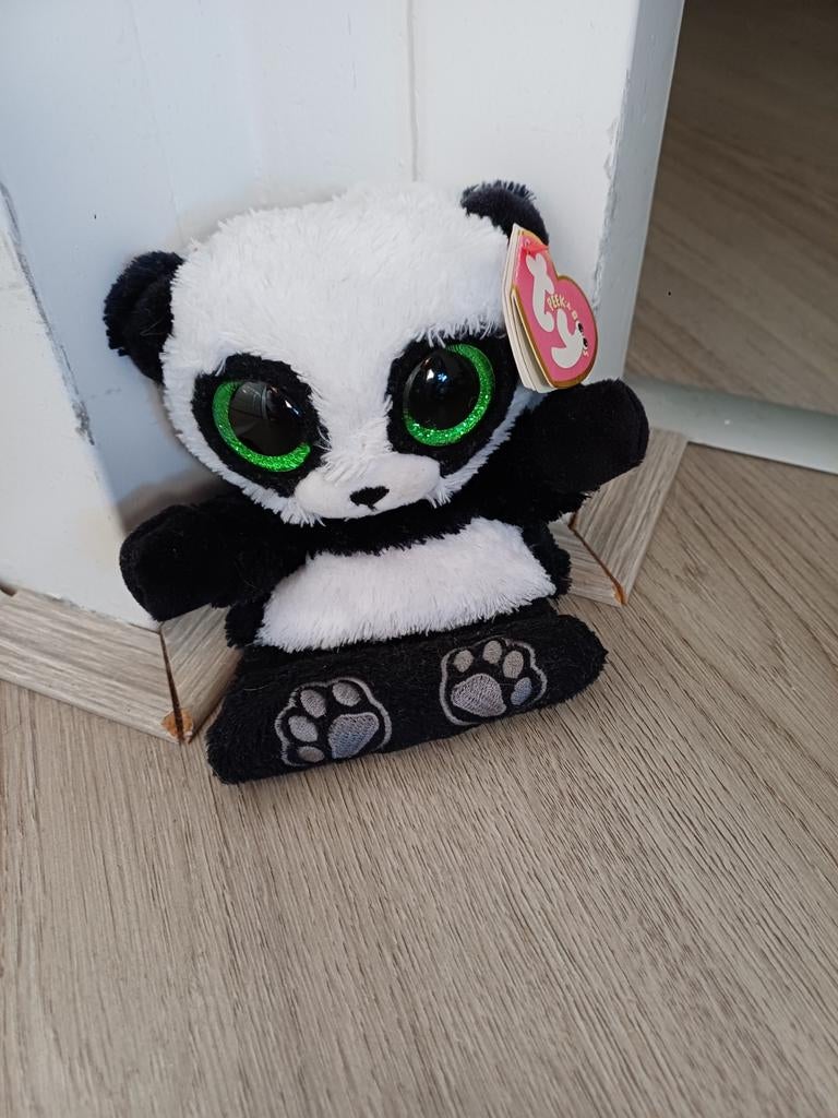 Ty Poo panda knuffel/telefoonstandaard, izgs, Ophalen of Verzenden, Zo goed als nieuw, Overige typen