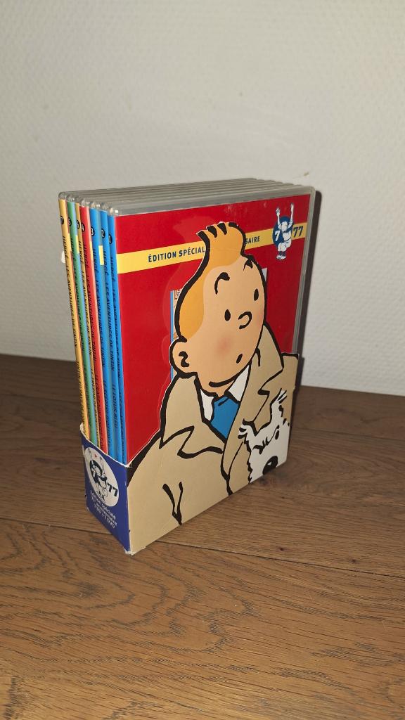 Verzamelset De avonturen van Kuifje 7 DVD's, Cd's en Dvd's, Dvd's | Tekenfilms en Animatie, Europees, Gebruikt, Tekenfilm, Alle leeftijden