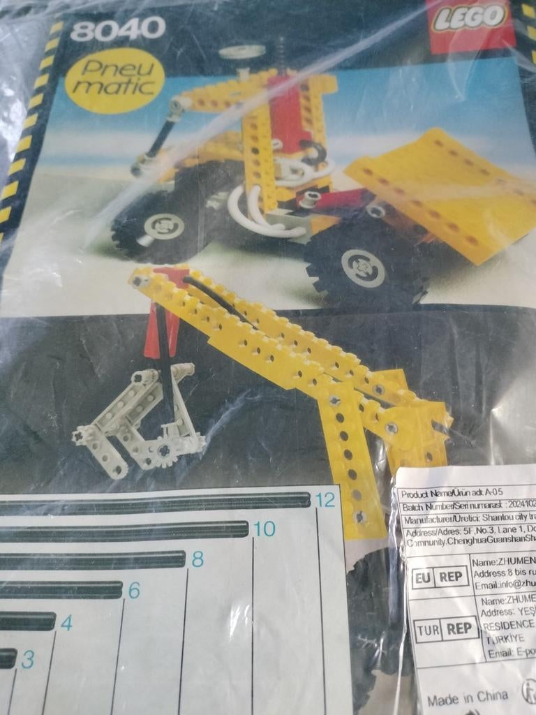 Lego Technic 8040 Pneumatic Universal Set, Ophalen, Gebruikt, Complete set, Lego