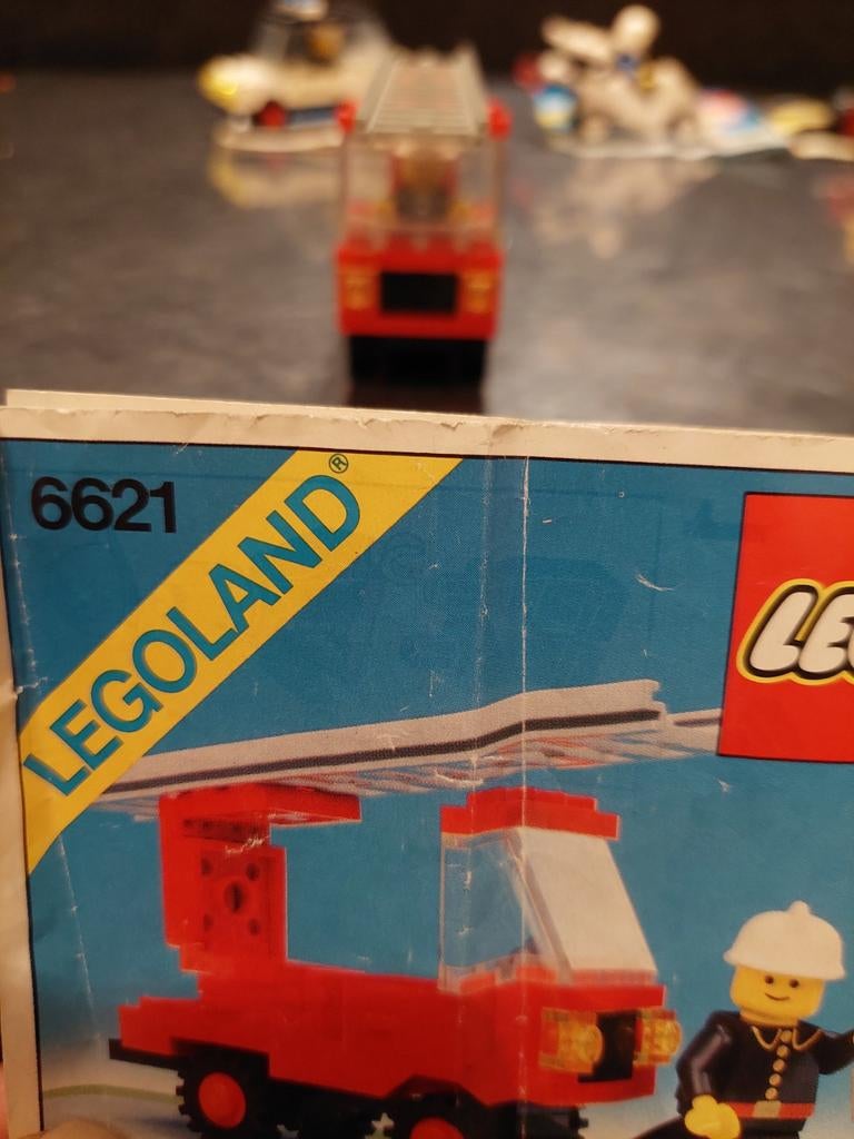 Lego/lego brandweer / lego 6621 /lego vintage, Ophalen of Verzenden, Gebruikt, Complete set, Lego