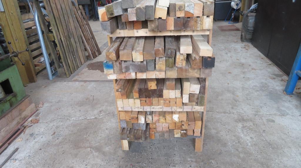 Timmerhout, Doe-het-zelf en Verbouw, Hout en Planken, Ophalen, Gebruikt, Minder dan 25 mm, Balk